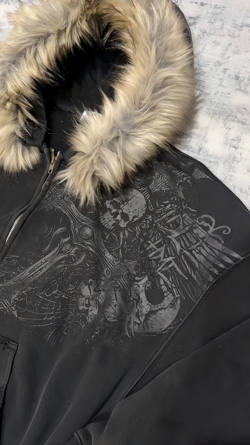 Kuschelwohl® Profound Cross Fur Zip – Assassin's Creed Style Edition – Großer Weihnachts-Sale-Lieferung innerhalb von 5-7 Tagen