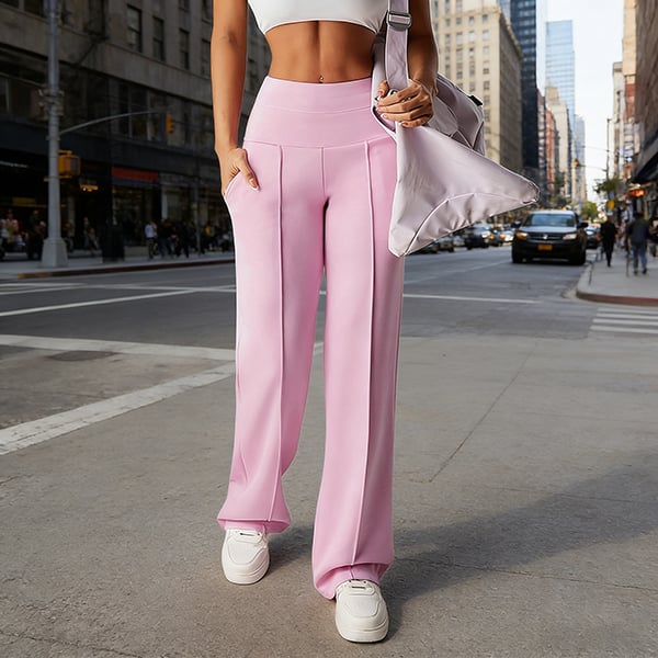 💕Einfache, locker sitzende Damenhose mit geradem Bein