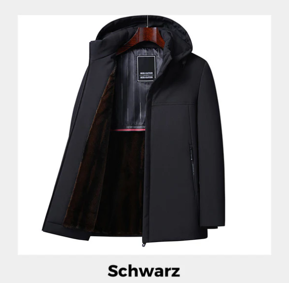 ❄️Warmes Geschenk🔥Dicker Thermo-Parka mit Kapuze für Herren✈️Kostenloser Versand