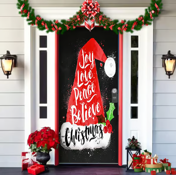 🌟🌟Décorations de Noël pour la porte d'entrée 2025 