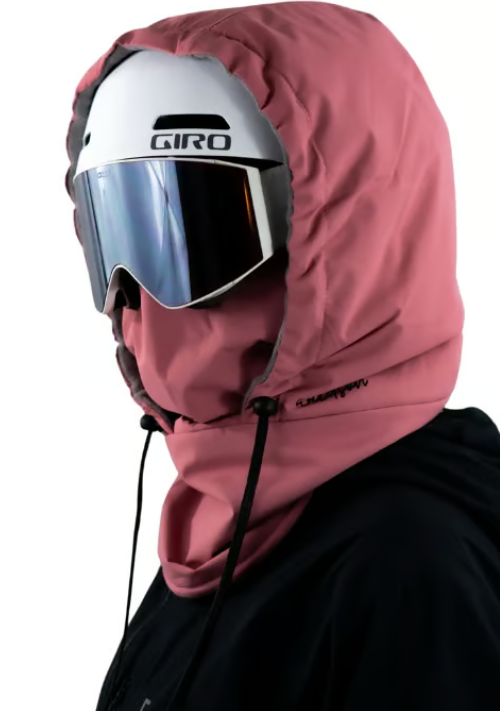 🏔️🧢 Cagoule thermique 3 en 1 confortable avec bonnet – Capuche d'hiver compatible avec un casque pour le ski, le vélo et les activités de plein air ❄️