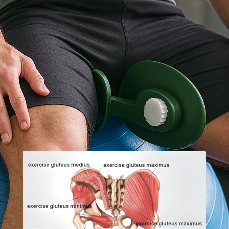 Appareil de musculation des cuisses et d'exercices de Kegel | Appareil robuste de 16 kg pour renforcer l'intérieur des cuisses et le plancher pelvien | Favorise la récupération post-partum | Matériaux de haute qualité | 