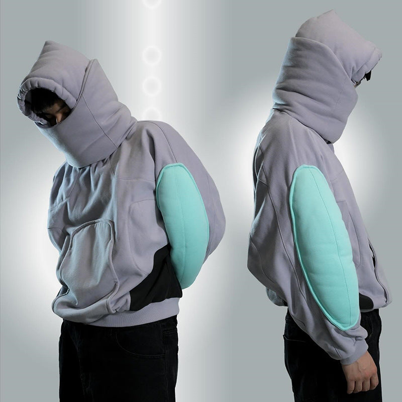 Kuschelwohl™ Hoodie mit Ärmel-Kissen Warm & perfekt fürs Nickerchen im Büro