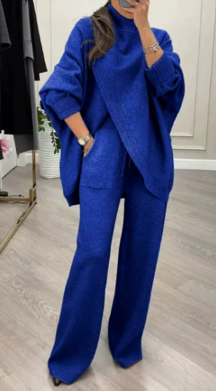 🔥Méga offre du Black Friday ! – 50 % de réduction !🔥Ensemble pull et pantalon oversize pour femme 