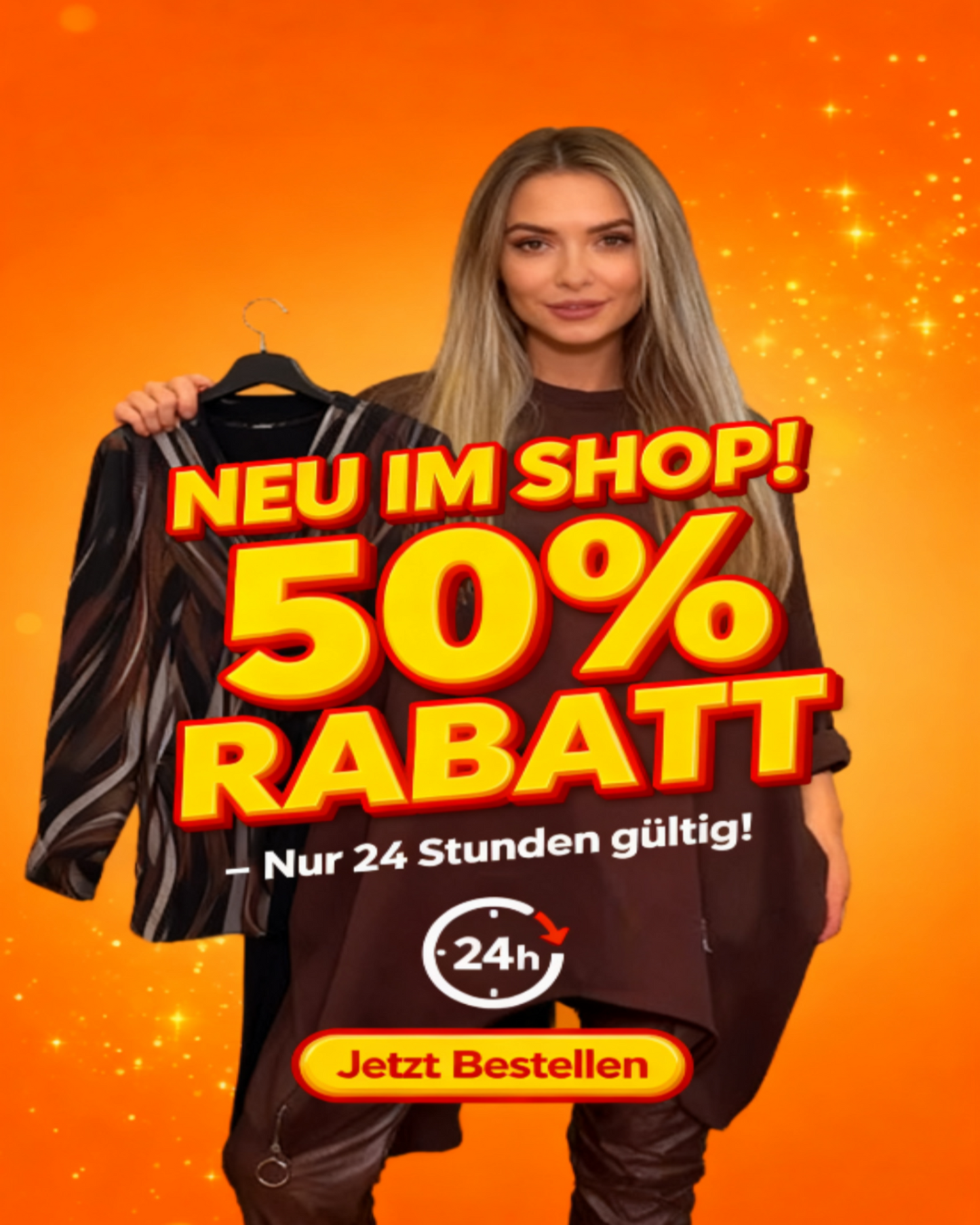 Zweiteiliges Set aus unregelmäßigem, lockerem Oberteil und einfarbiger Hose