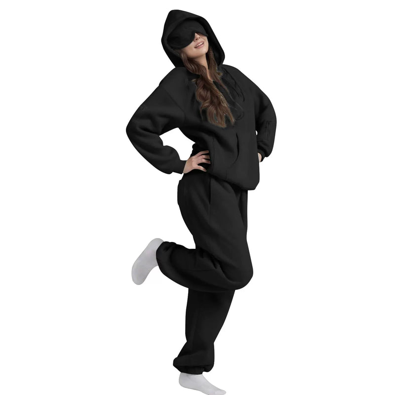 Kuschelwohl Airplane Mode Zip Hoodie – Reise-Hoodie zum Abschalten | Rabatt verfügbar ✈️