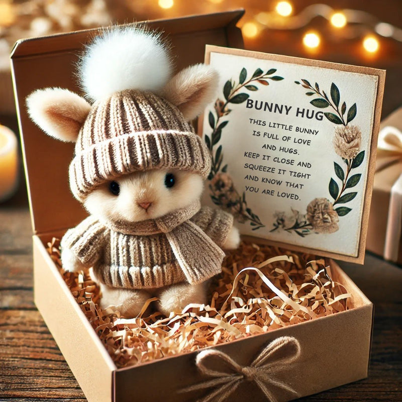 🎉Sonderangebot🐇Handgefertigter Mini-Hasen-Kuscheltier – süßes Ostergeschenk🎁
