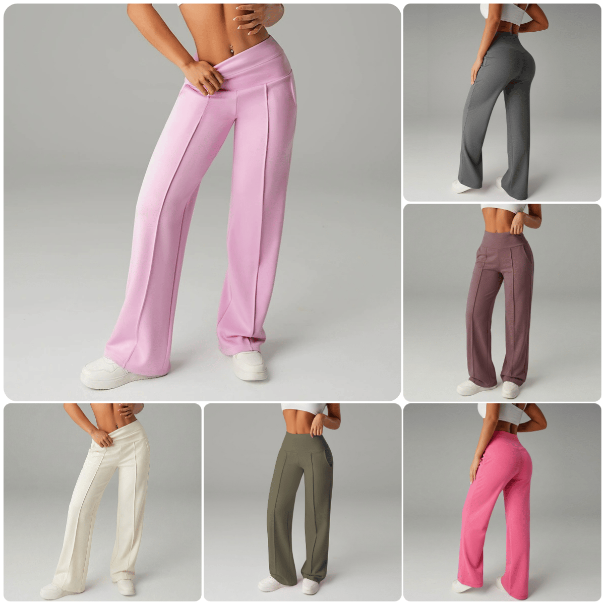 💕Einfache, locker sitzende Damenhose mit geradem Bein