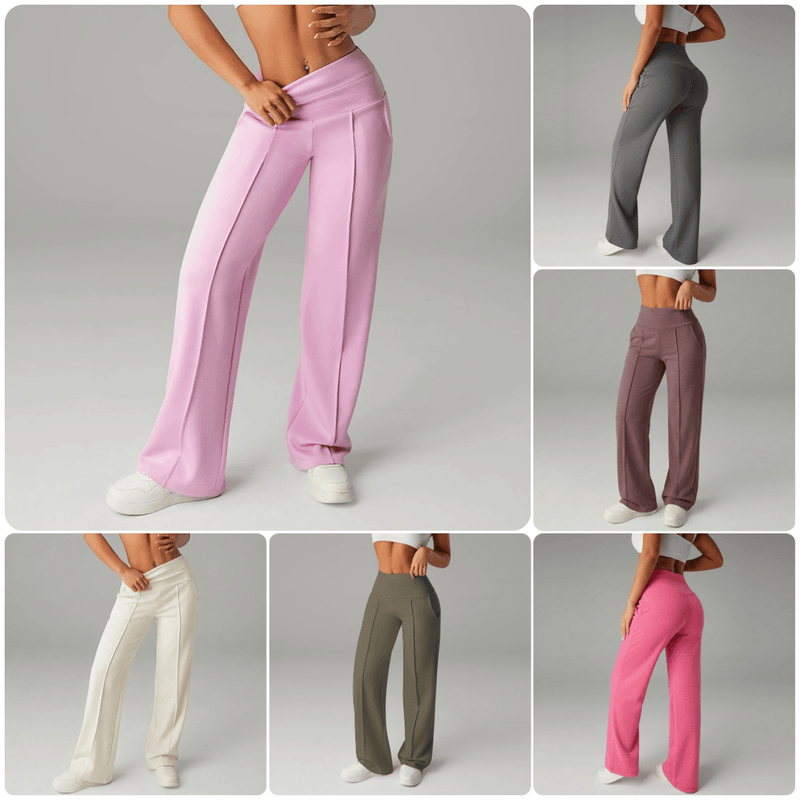 💕Einfache, locker sitzende Damenhose mit geradem Bein