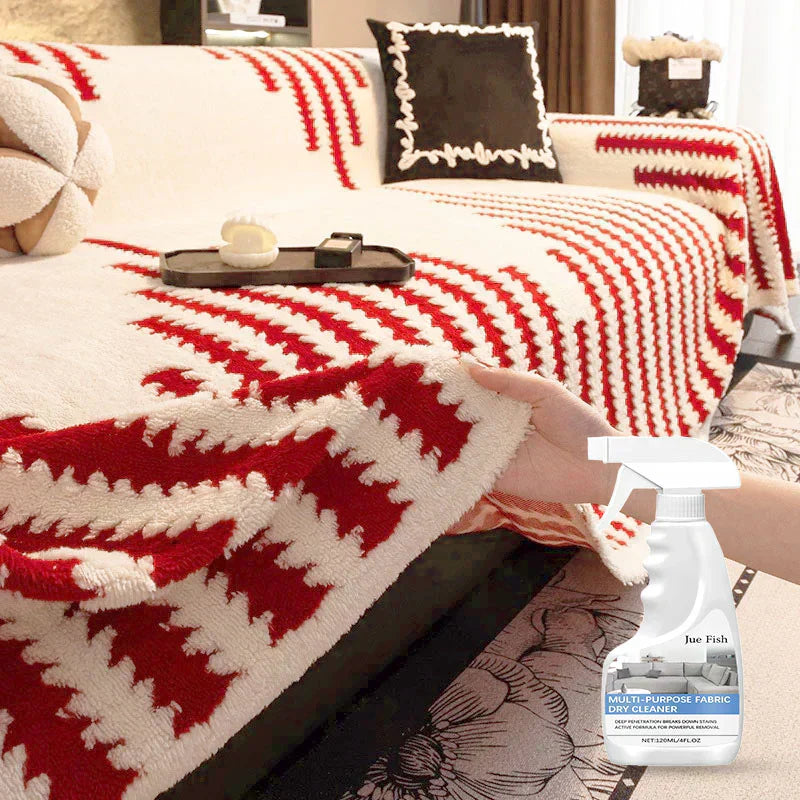 🛋️ 50% RABATT 2026! ✨ Plüsch Sofaüberwurf - Extra Dicke & Rutschfeste Decke mit Elastischen Kanten für Herbst und Winter 🍂❄️
