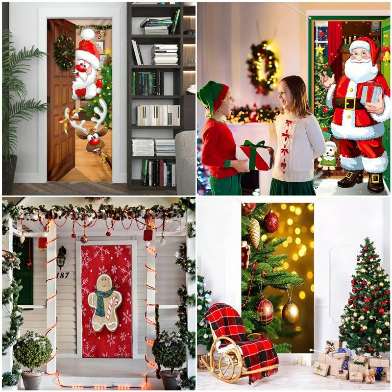 🌟🌟Décorations de Noël pour la porte d'entrée 2025 