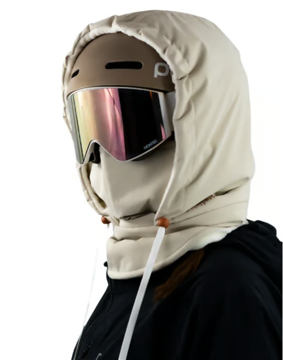 🏔️🧢 Cagoule thermique 3 en 1 confortable avec bonnet – Capuche d'hiver compatible avec un casque pour le ski, le vélo et les activités de plein air ❄️