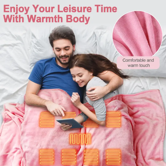 (Neuheit) Kuschelwohl™ Tragbare USB-Heizdecke zum Anziehen (inkl. 20.000mAh Akku) – 🎄 Exklusiver Weihnachts-Sale