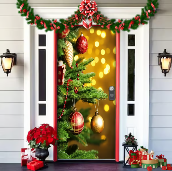 🌟🌟Décorations de Noël pour la porte d'entrée 2025 