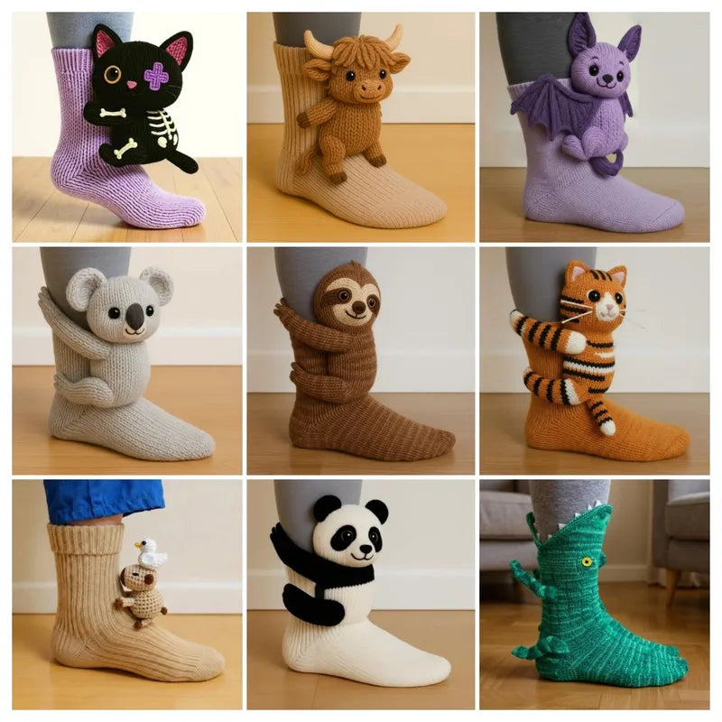 🔥 Zeitlich begrenztes Angebot: 49 % Rabatt 🦥 3D-Tiersocken 🧦