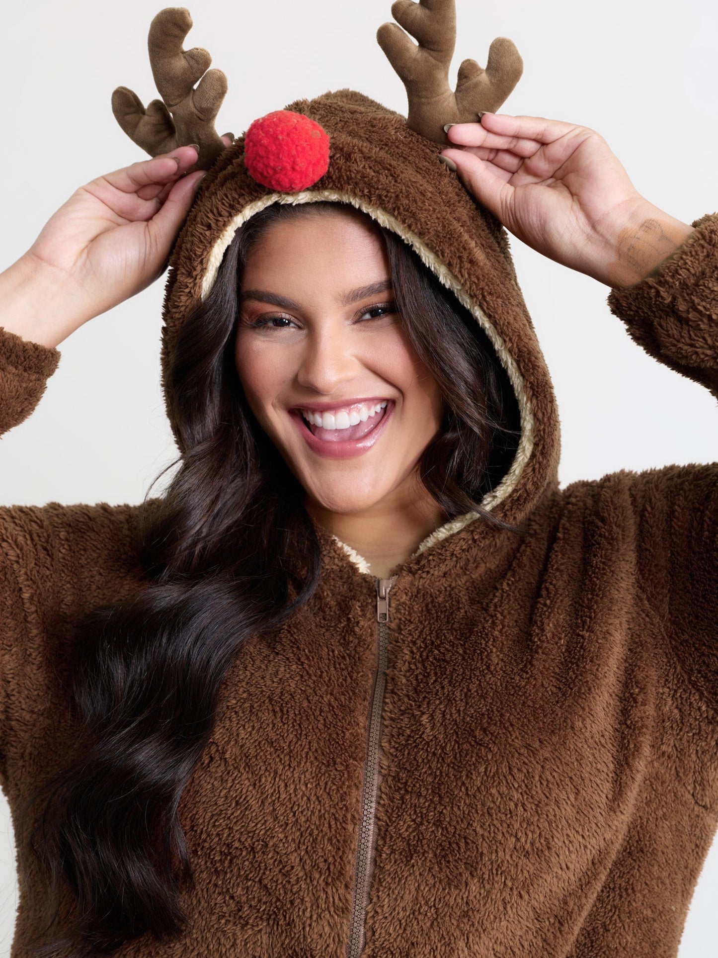 Combinaison ultra douce à capuche motif renne – 🎄 Nouvelles couleurs et soldes de Noël 