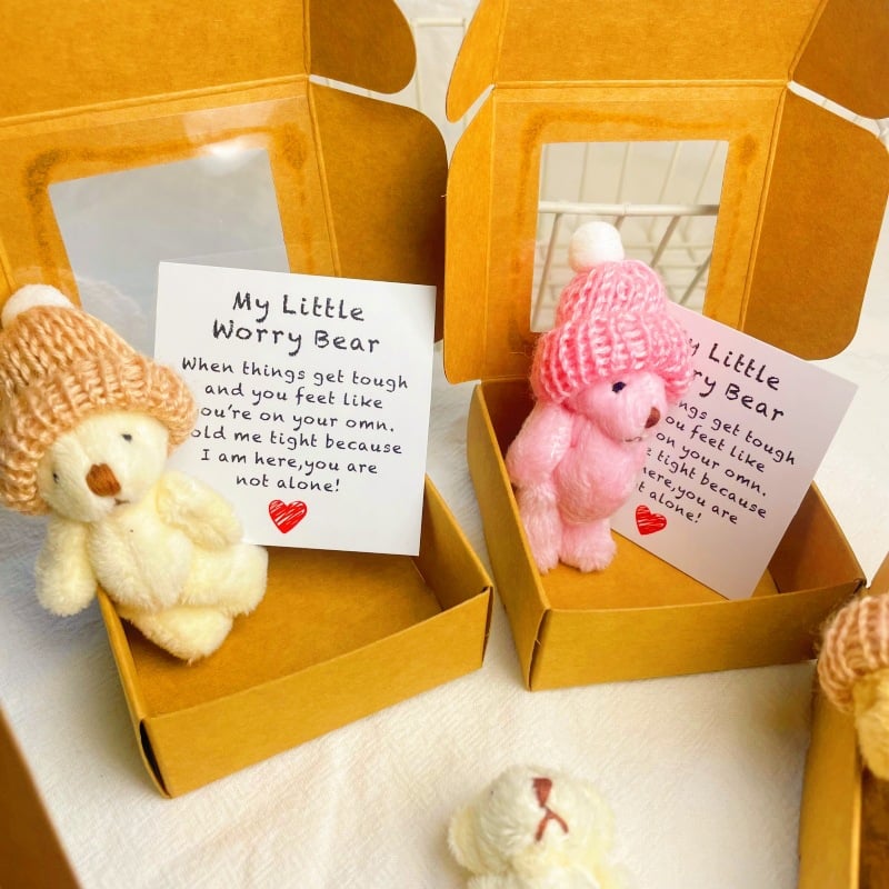 🎁Offre exceptionnelle AUJOURD'HUI SEULEMENT au prix habituel de 9,99 € !🧸✨Petit ours en boîte, Mon petit ours inquiet 
