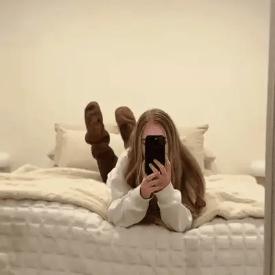 Velvety Fleece Kniehohe Socken – Weihnachts-Edition ❄️🎅 | Flash Sale & Black Friday Rabatt!