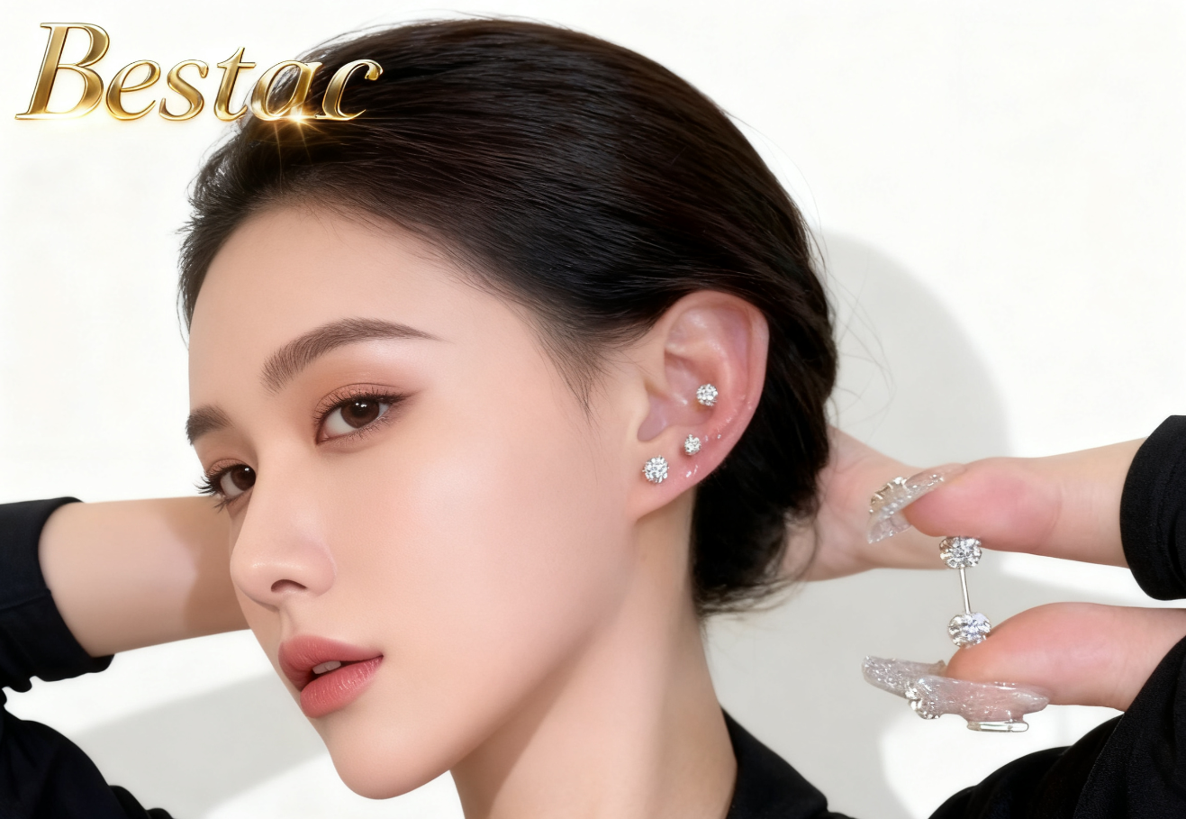 🌟 Funkelnde Diamant-Kugel-Ohrstecker 🌟