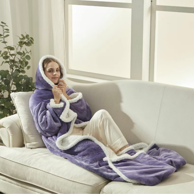 🎄 Offre de Noël : Couverture chauffante électrique douillette avec capuche – ultra douce, couverture intégrale et contrôle intelligent de la chaleur, maintenant à prix réduit 🎁 