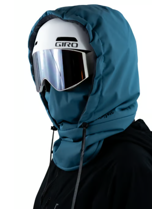 🏔️🧢 Cagoule thermique 3 en 1 confortable avec bonnet – Capuche d'hiver compatible avec un casque pour le ski, le vélo et les activités de plein air ❄️