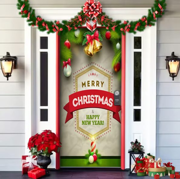 🌟🌟Décorations de Noël pour la porte d'entrée 2025 