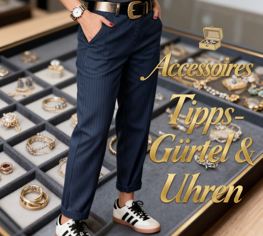 🍃 Lässige, gerade Blazerhose mit hoher Taille für Damen