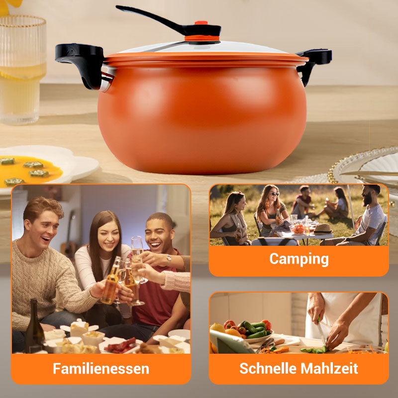 🔈🔈50 % Rabatt🧑‍🍳Empfohlen von einem Michelin-Koch🏆Großer, multifunktionaler Schnellkochtopf mit Antihaftbeschichtung