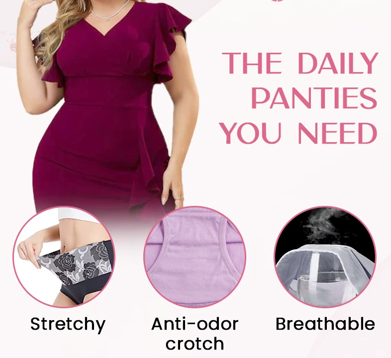 Culottes taille haute Kuschelwohl™ avec protection anti-fuites et effet ventre plat – 🎄 Offre exclusive de Noël 