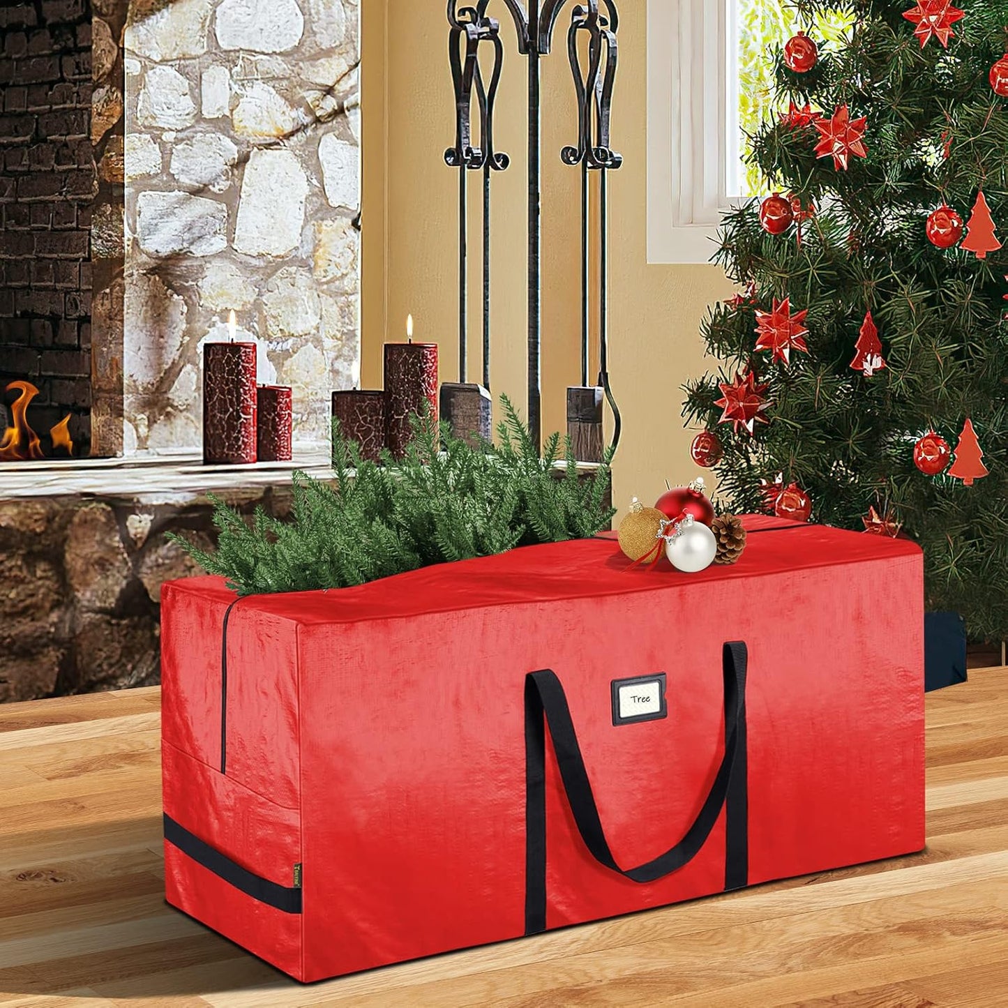 🎅Weihnachtsverkauf 50 % Rabatt🌟Weihnachtsbaum-Aufbewahrungstasche, strapazierfähig und wasserdicht 🎄