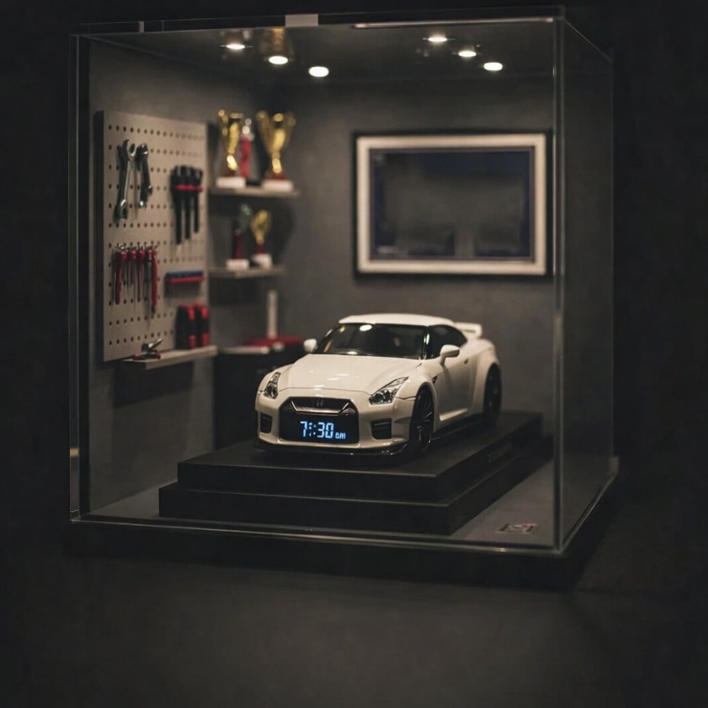 Hypercar-Wecker – Realistische Motor- und Lichteffekte