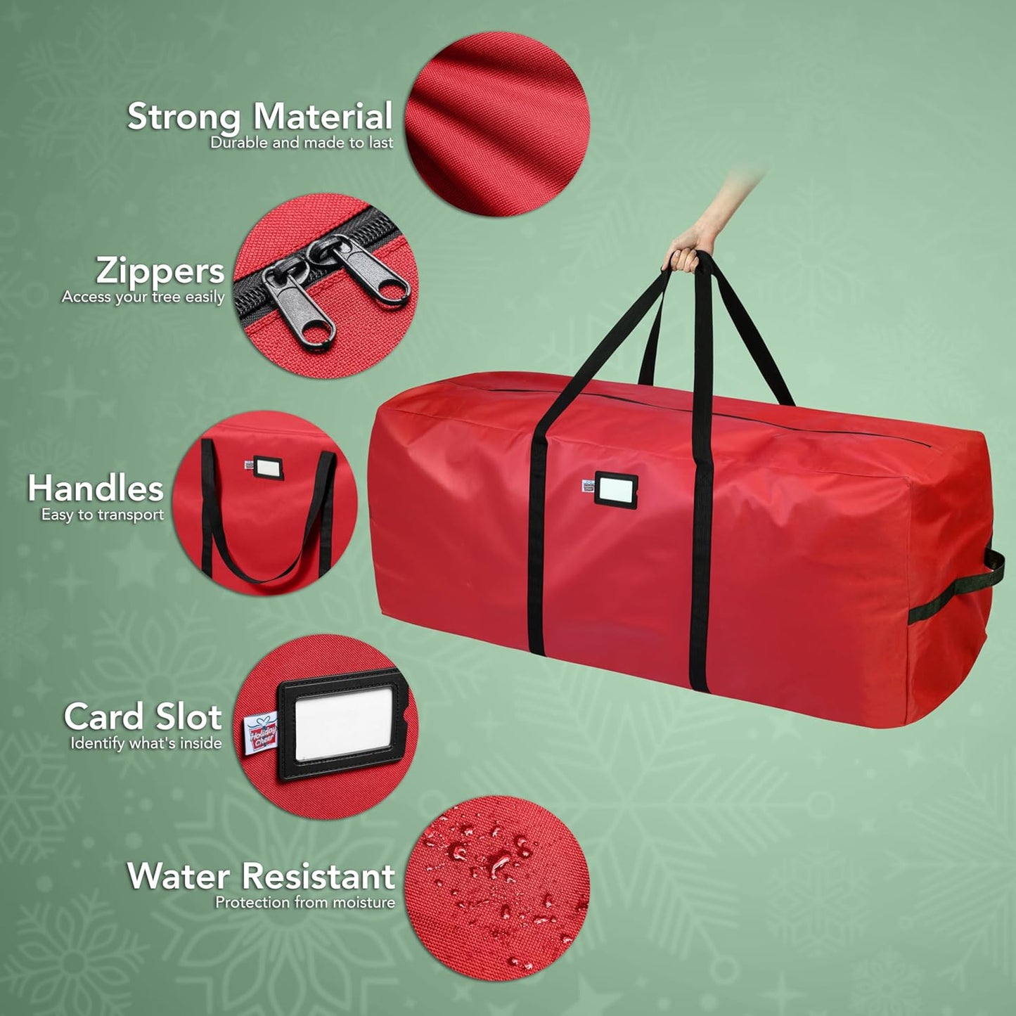 🎅Weihnachtsverkauf 50 % Rabatt🌟Weihnachtsbaum-Aufbewahrungstasche, strapazierfähig und wasserdicht 🎄