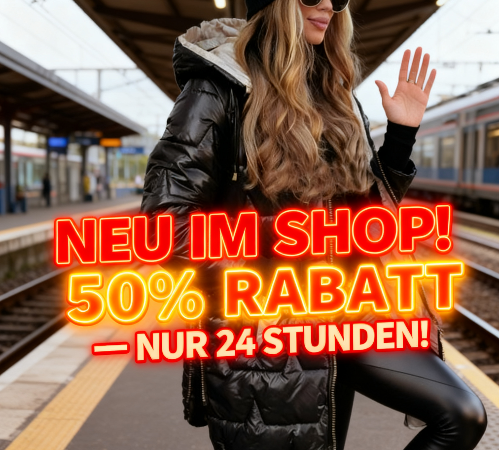 Damen Winter Warme Kapuzen-Mantel in mittlerer Länge