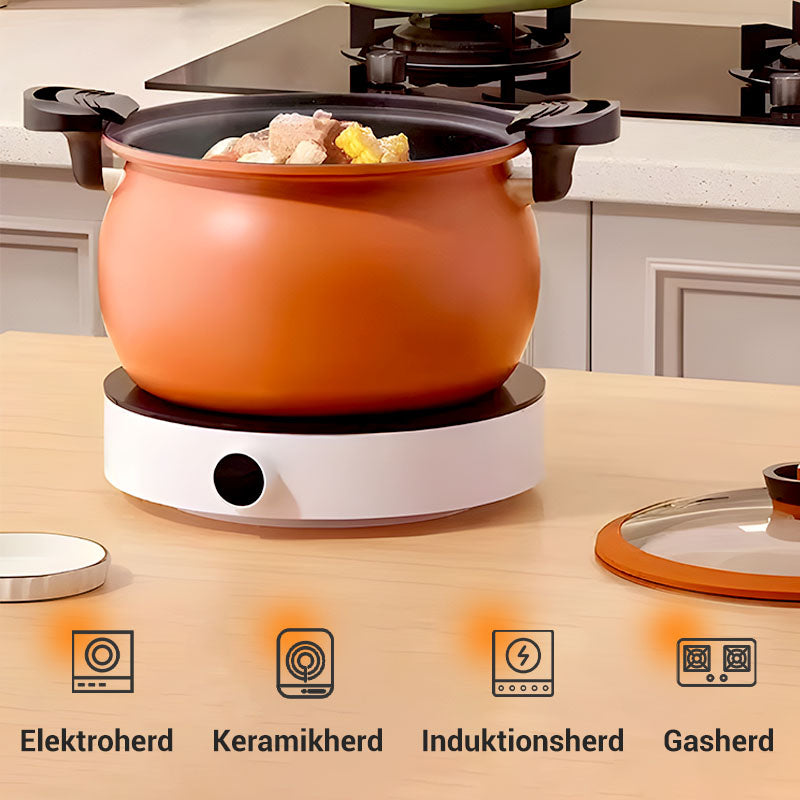 🔈🔈50 % Rabatt🧑‍🍳Empfohlen von einem Michelin-Koch🏆Großer, multifunktionaler Schnellkochtopf mit Antihaftbeschichtung