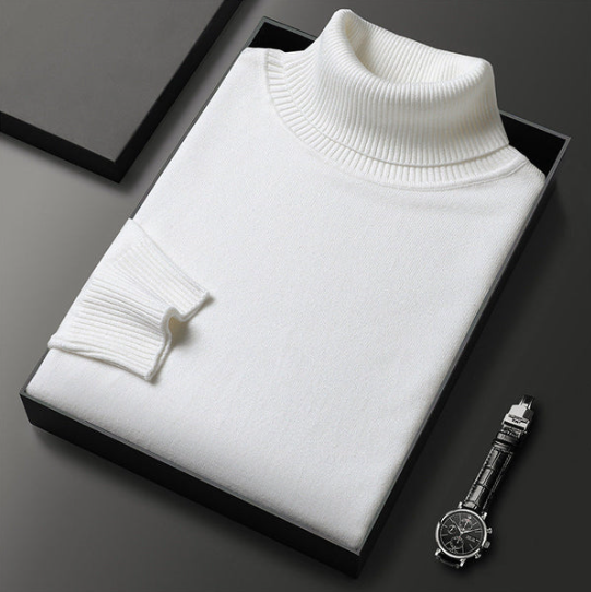 🔥Black-Friday-Mega-Angebot – 49 % Rabatt! ✨ Premium Kaschmirpulli Herren Einfarbig - Weiches Wohlfühlgarn mit Moderner Passform für Business & Freizeit 👔🎯