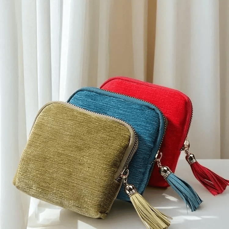 (Neuheiten) Kuschelwohl™ Reise-Schmucketui mit Reißverschluss & Fächern – Kompakter Organizer – 🎄 Neue Farben & Weihnachts-Sale