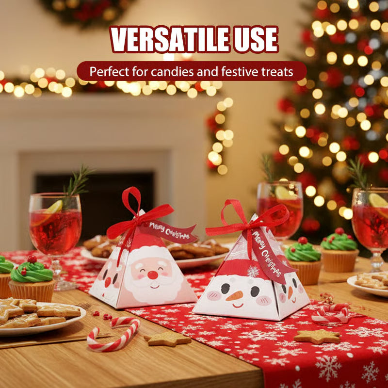 Coffret cadeau triangulaire de Noël 🎄