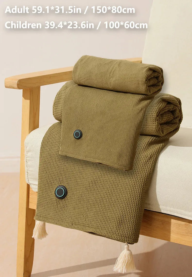 Kuschelwohl Beheiztes Winter-Cape – Tragbarer Heizschal mit USB, Weihnachtsrabatt & 1 Stück versandfrei 🎄