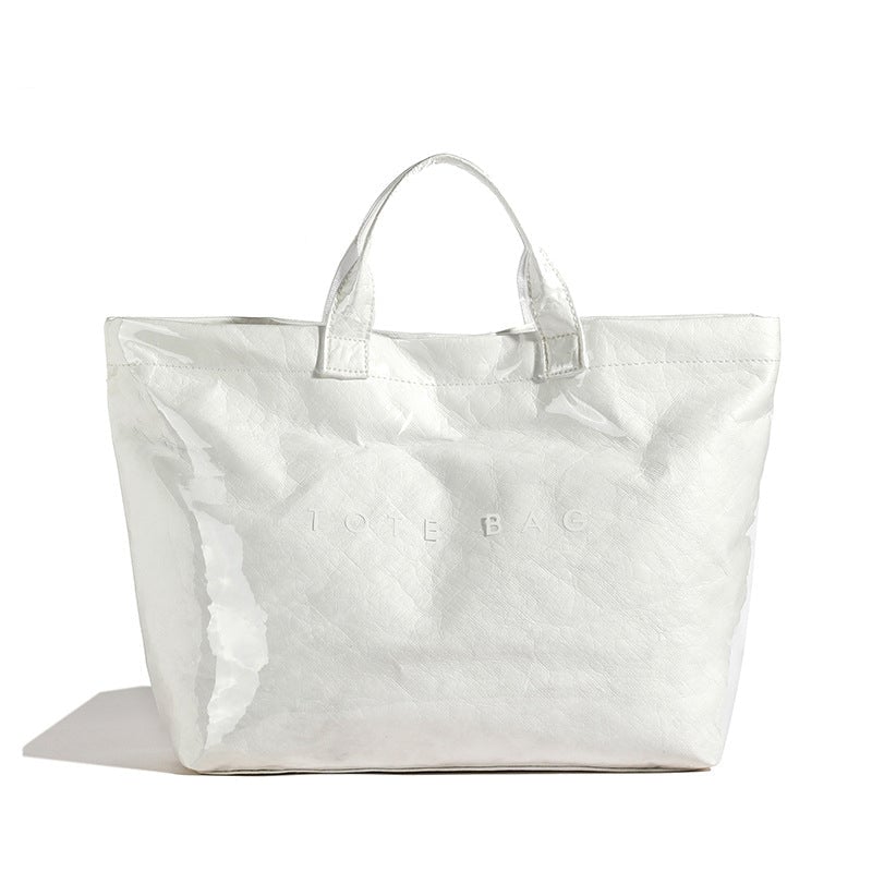 👜 Sac fourre-tout Cozy™ Designer avec imprimé lettres (Vente directe) – 👜 Accessoire tendance – 🎄 Remise immédiate pendant les soldes de Noël