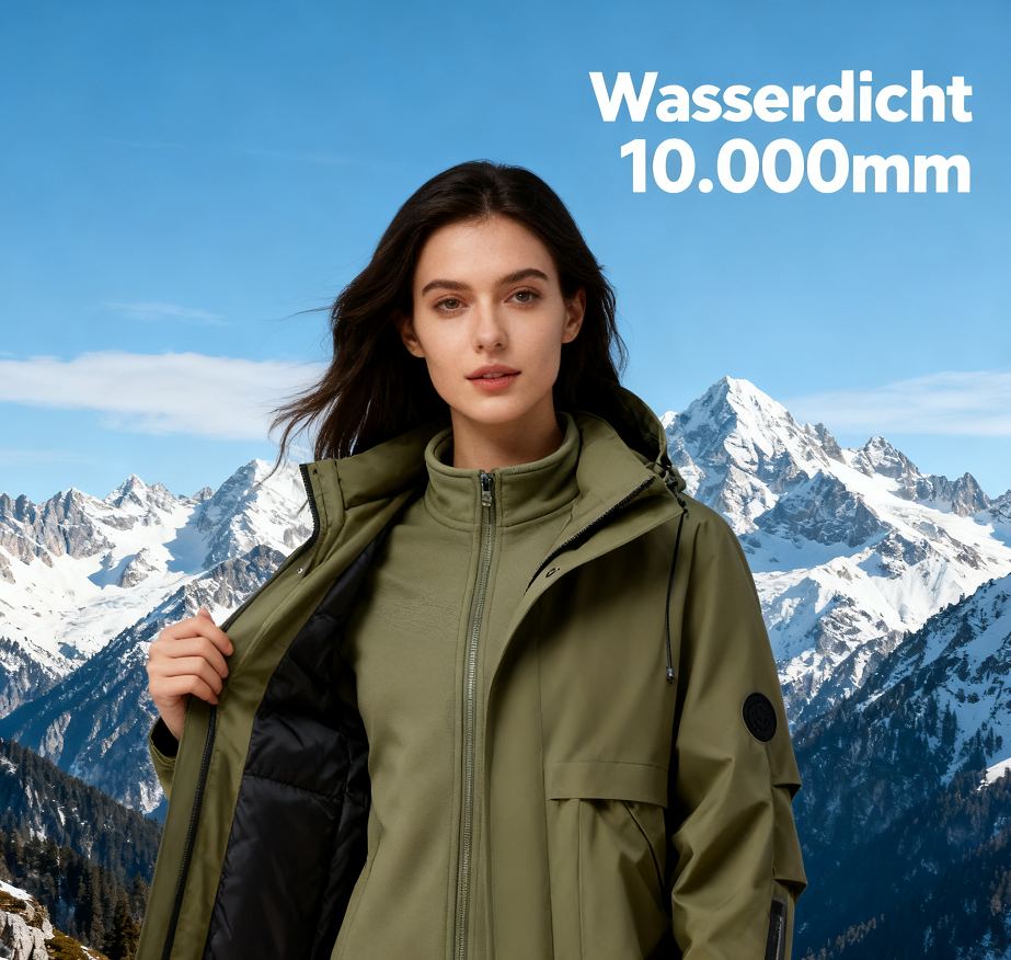 🧥❄️ Kuschelwohl Herren Thermo-Jacke mit Kapuze und Fleece-Innenseite – wasserabweisend, winddicht & warm