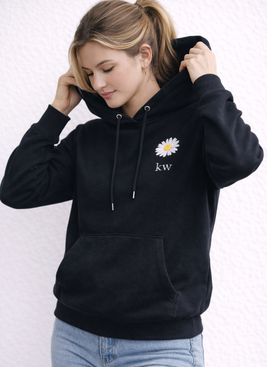 Kuschelwohl "Breaking Free" Daisy Butterfly Sweatshirt – Mit Liebe und Freiheit auf den Ärmeln, für Deinen einzigartigen Stil! 🦋🌸