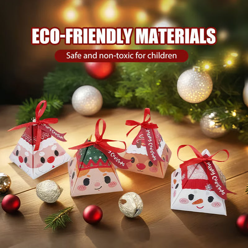 Coffret cadeau triangulaire de Noël 🎄