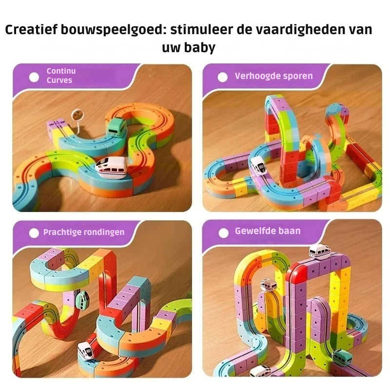 Circuit de course Kuschelwohl™ Magic Cube – Jouet créatif pour enfants (Grande vente de Noël 🎄) 