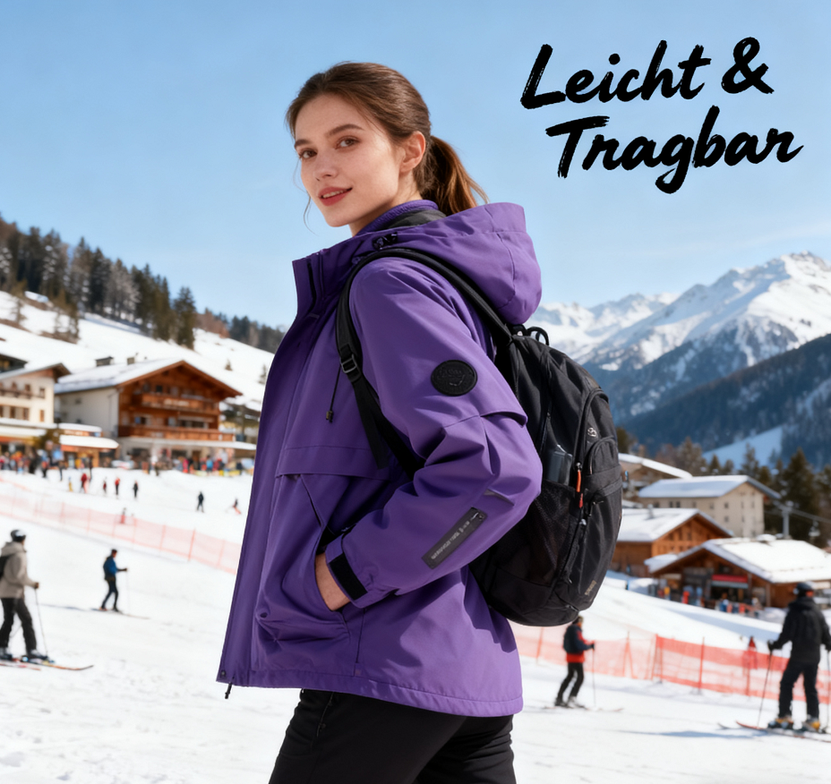 🧥❄️ Kuschelwohl Herren Thermo-Jacke mit Kapuze und Fleece-Innenseite – wasserabweisend, winddicht & warm