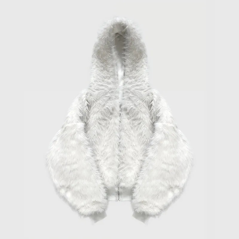 Sweat à capuche zippé réversible en polaire – Tendance hiver 2025 ❄️ | Soldes de Noël : jusqu’à 45 % de réduction et sans frais cachés ! 🎁 