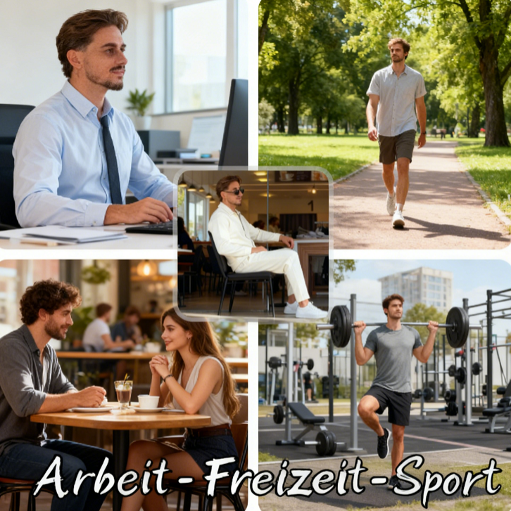 Black Friday🔥Neuheiten Sonderangebot – Herrenjacke mit Reißverschluss und einfarbige Hose im Set