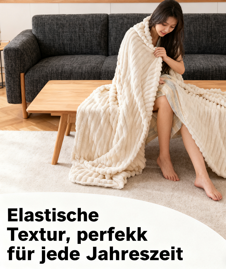 🌙 Ultraweiche Thermo-Flanell-Kuscheldecke – hautfreundlich, atmungsaktiv & extra warm ❄️🛏️