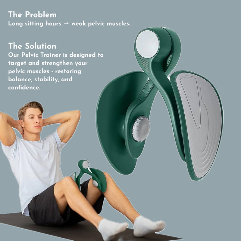 Appareil de musculation des cuisses et d'exercices de Kegel | Appareil robuste de 16 kg pour renforcer l'intérieur des cuisses et le plancher pelvien | Favorise la récupération post-partum | Matériaux de haute qualité | 