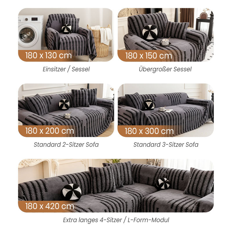 🛋️✨ 57% Rabatt: Kratzfeste Sofa-Überzüge – Auch gegen Tierkrallen! Ultraweiches Sherpa, 🧺maschinenwaschbar & rutschfester Halt.