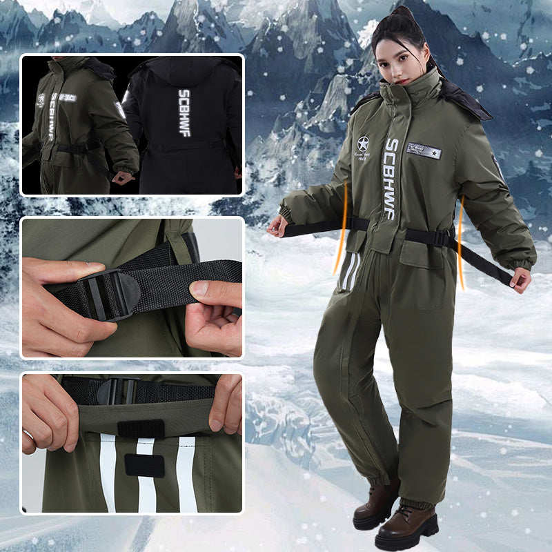 Winter-Outdoor-Ganzkörperanzug – Warm, winddicht & perfekt für Motorradfahrten! ❄️